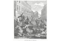 Krutost Riepenhausen - Hogarth mědiryt, 1830
