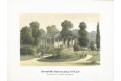 Cheb Sternfeld Gartensalon, litografie, (1860)