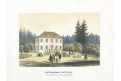 Cheb Siechenhaus, litografie, (1860)