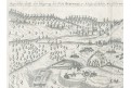 České Budějovice bitva 1619, mědiryt, 17. stol.