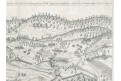 České Budějovice bitva 1619, mědiryt, 17. stol.