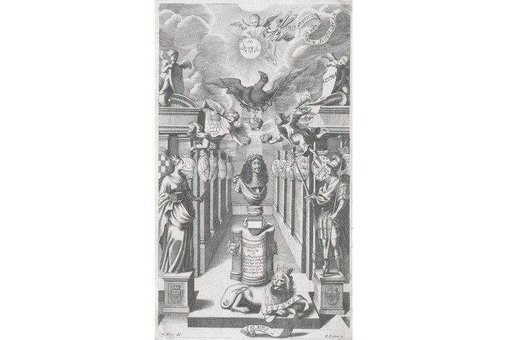Leopold I., mědiryt, 1673