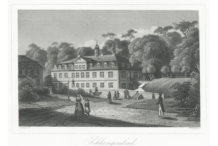 Schlangenbad., Jügel,  oceloryt, 1840