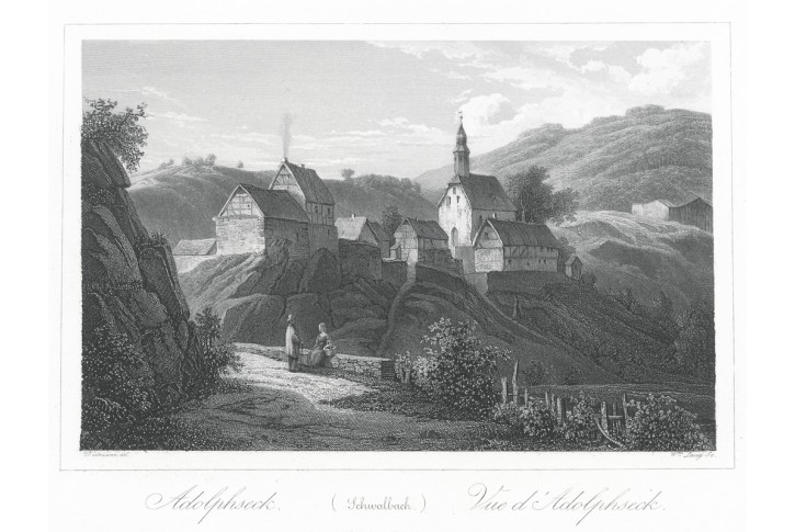 Schwalbach, Jügel,  oceloryt, 1840