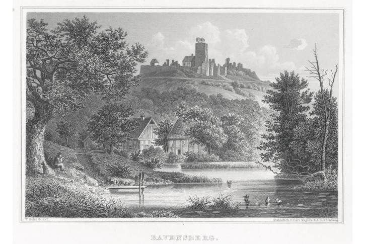 Ravensberg, Mayer, oceloryt, 1872