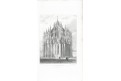 Cöln dom, Tombleson, oceloryt, 1832