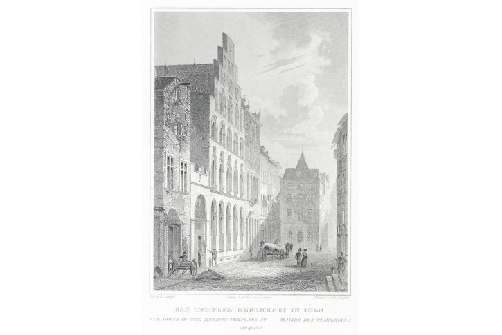 Cöln Herrnhaus, Lange, oceloryt, 1847