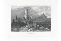 Godesberg bei Bonn, oceloryt, 1838