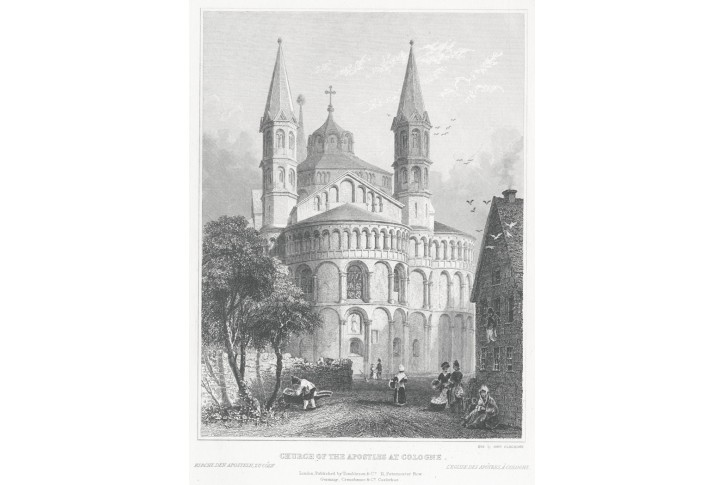 Cöln Apostel, oceloryt (1860)