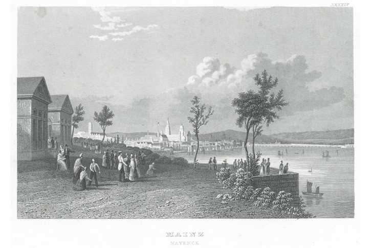Mainz, Meyer, oceloryt, 1850