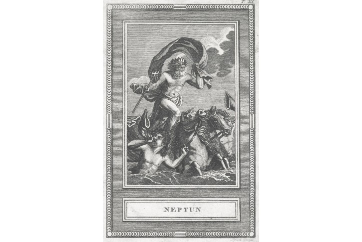 Neptun, mědiryt, 1793