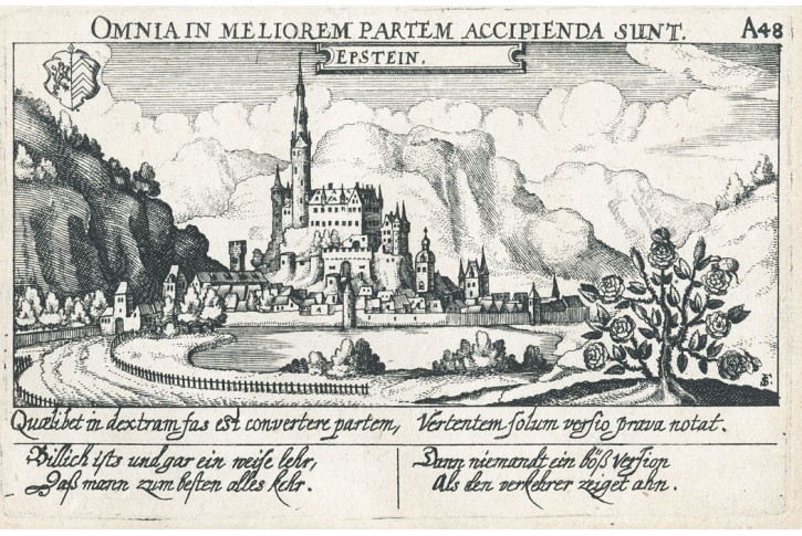 Eppstein, Meissner, mědiryt, 1638