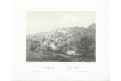Vyšší Brod , Haun, litografie, 1860
