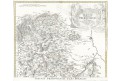 Homann J.B.: Kraj Přerovský  sever, mědiryt, 1720