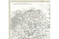 Homann J.B.: Kraj Přerovský  sever, mědiryt, 1720