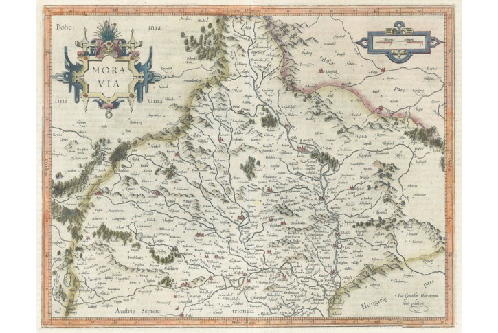Mercator G., Moravia, mědiryt, 1613 - 16