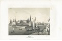 Moskva, Malerisches, litografie, (1860)