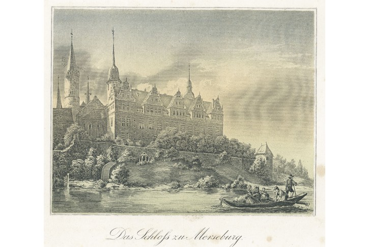 Merseburg,  Malerisches, litografie, (1860)