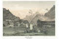 Interlaken, Malerisches, litografie, (1860)