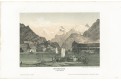 Interlaken, Malerisches, litografie, (1860)