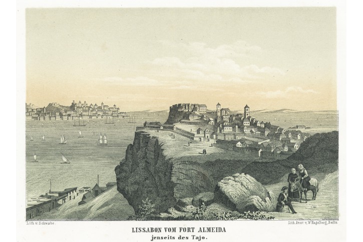 Lisabon, Malerisches, litografie, (1860)