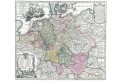 Seutter : Německo Čechy, kol. mědiryt, 1740