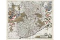 Blaeu : Pedemontium , mědiryt, 1682