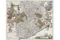 Blaeu : Pedemontium , mědiryt, 1682