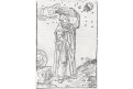 Astronom Ptolemaos,  Münster, dřevořez, (16 stol.)