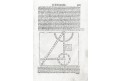 Astronomie Sextant,  Münster, dřevořez, (16 stol.)