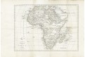 Africa, André, mědiryt, 1820
