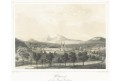 Velehrad a Buchlov, Haun, litografie, 1857