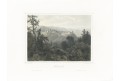 Hukvaldy, Haun, litografie, 1857