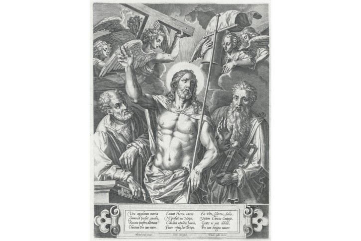 Cort Cornel.: Ježíš Petr a Pavel,  mědiryt, 1620