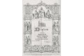 Diplom společnosti pro dostavbu sv. Víta 1862