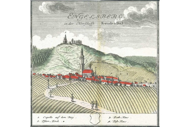 Andělská Hora (Bruntál), Homann, mědiryt, 1738