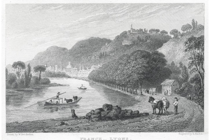 Lyon, oceloryt, (1830)