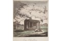 Choultry Indie , akvatinta, 1820