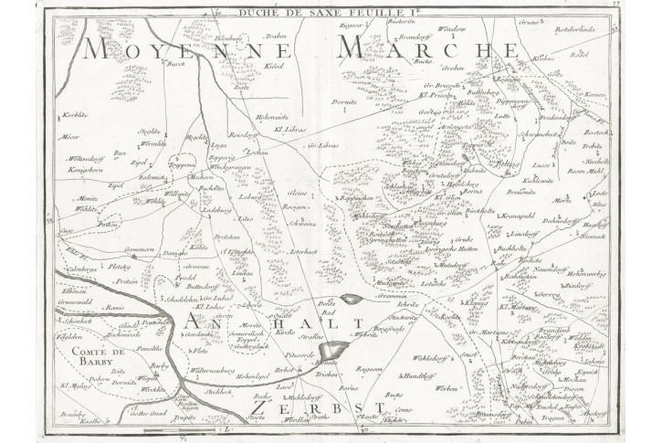 Sachsen I., Le Rouge, mědiryt, 1759