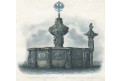 Praha Krocínova, Mikovec, kolor. oceloryt 1860