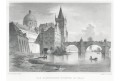 Praha Křížovnici, Lange, oceloryt, 1841