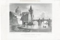Praha Křížovnici, Lange, oceloryt, 1841