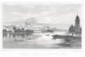 Praha Malá Strana, Lange, oceloryt, 1841