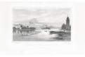 Praha Malá Strana, Lange, oceloryt, 1841