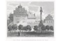 Praha Švarcenberský , Lange, oceloryt, 1841