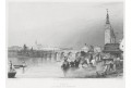 Praha M S Hradčany, Weidmann, oceloryt, 1840