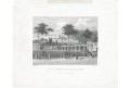 Praha Hradčany a M.S., Haase, oceloryt 1836