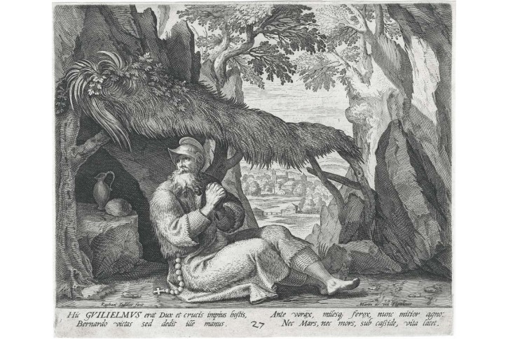 Sadeler R.: Guiliemus, mědiryt, 1600