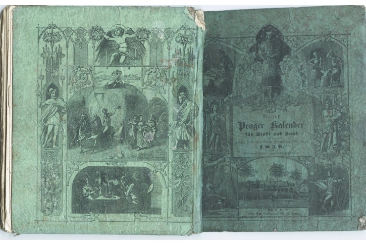 Neuer Prager Kalender , Praha, 1859