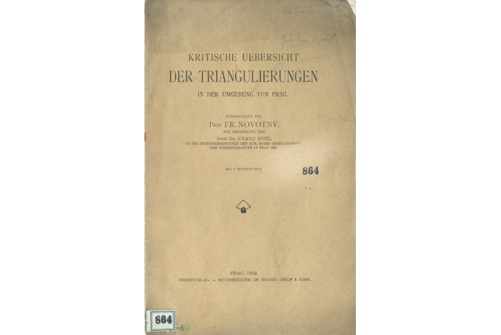 Novotný Fr., Triangulierungen, Prag, 1909